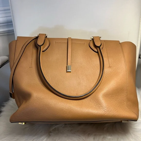 Michael Kors Camel Leather Tote - Picture 8 of 12